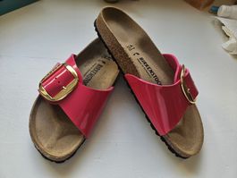 Birkenstock Madrid Big Buckle, Gr. 41, schmal, Fuchsia, NEU