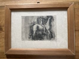 Original Radierung / Widmung 26/40, signiert