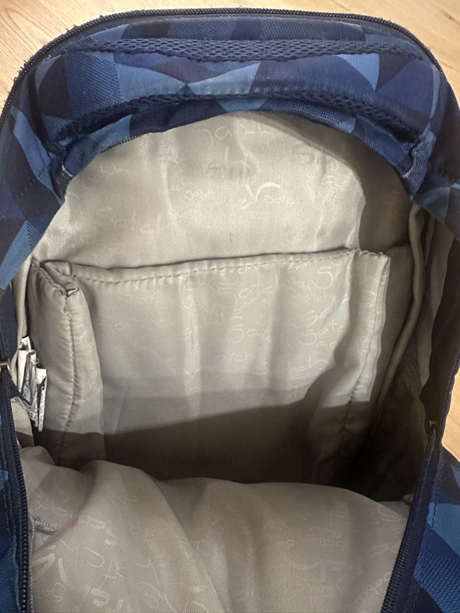 Satch Zaini: Satch Rucksack blau gemustert oft gebraucht – Usato da Regensberg venduto da Chura 6