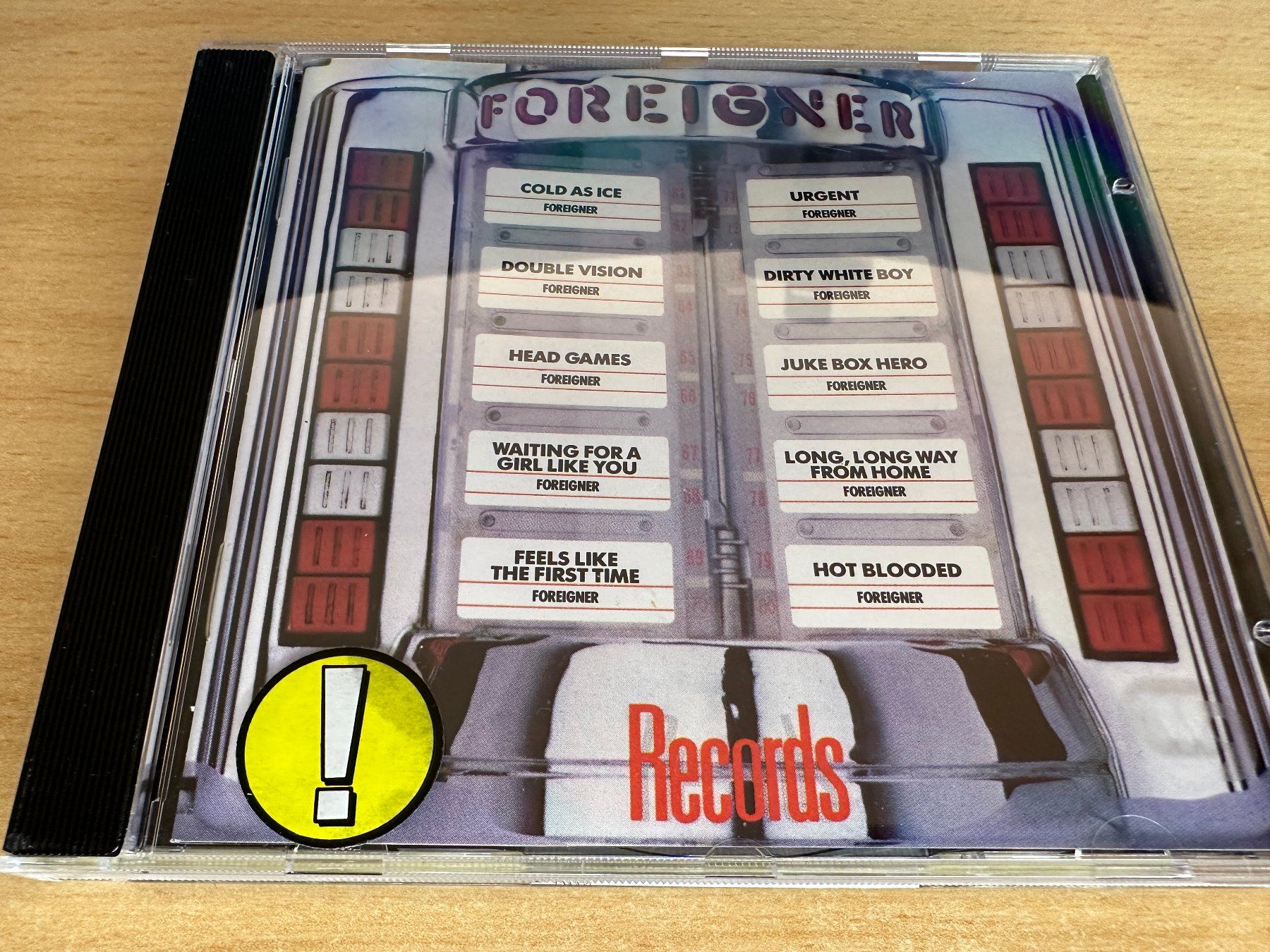 CD: Foreigner – Records – Usato da Rikon im Tösstal venduto da Alpenmutz