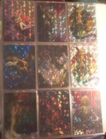 9x Sammelkarten Fantasy Motiv Holografisch guter Zustand