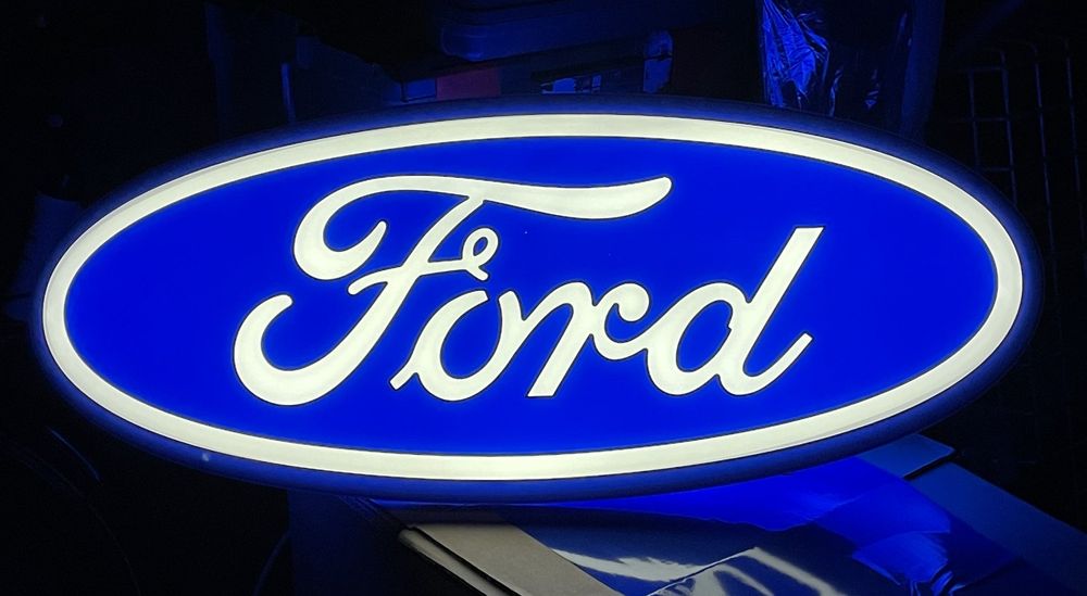 FORD Original LED Leuchtreklame 80 x 32 cm Schild Werbung (Gebraucht ...