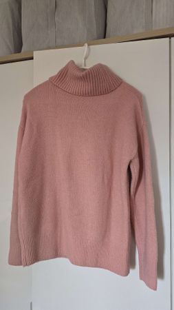 Morgan Damen Rollkragenpullover rosa Grösse XS