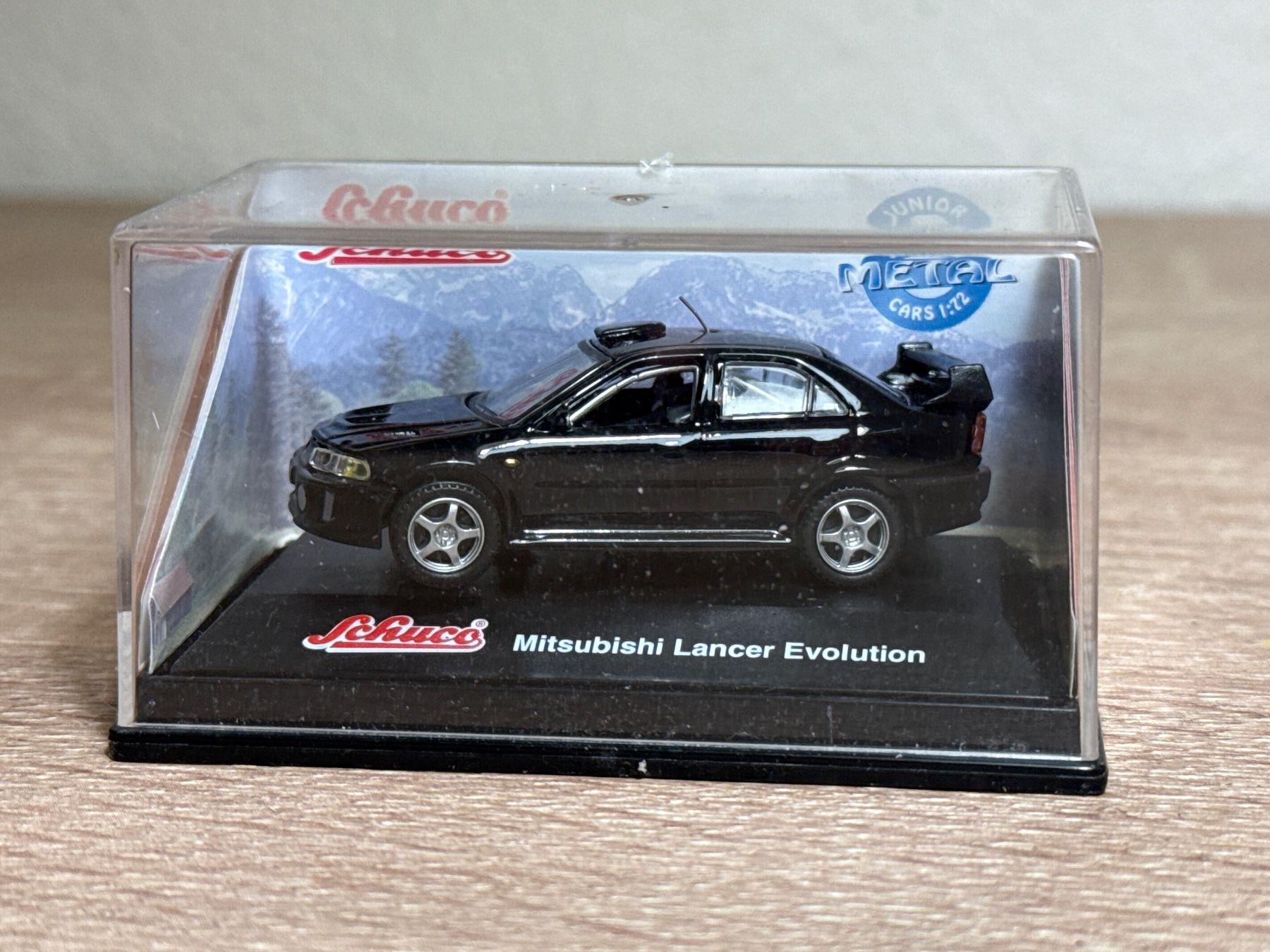 Schuco Modellini d'auto: Schuco Mitsubishi Lancer Evolution H0 OVP NEU – Nuovo e nell'imballaggio originale da St-Aubin-Sauges venduto da tantome