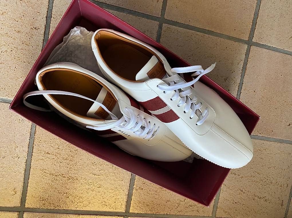 Scarpe da uomo: Bally Herren Sneaker weiss, 46 – Usato da Orselina venduto da stefaniamenz 2