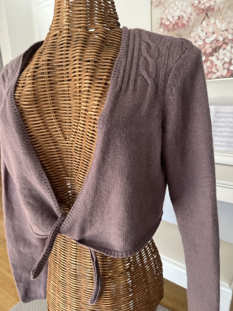 Bolero: Strickbolero, Somewhere lila, 38/40  – Usato da Solothurn venduto da Bobesch08 2
