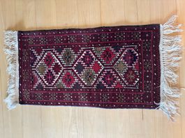 Daulatabad-Perser-Teppich ca. 54x120 cm
