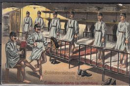 Militärkarte Soldatenschule Im Zimmer