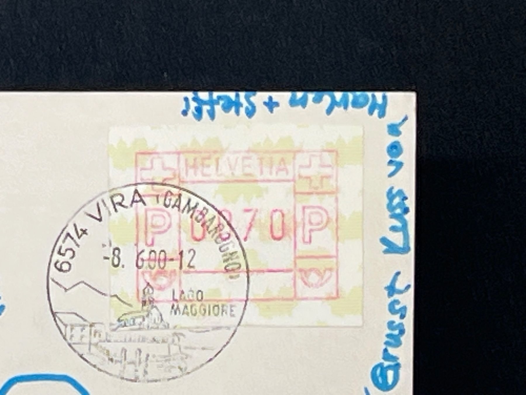 Cartoline postali: Lugano Pzza Riforma con Mercato – Usato da Widnau venduto da Brusi9 1