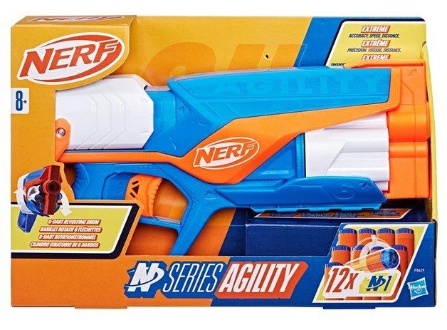 Nerf Spielzeuge: Nerf N Series Agility Blaster, 12 Darts N1 – Neu und originalverpackt aus Oensingen von Liquidations-Shop