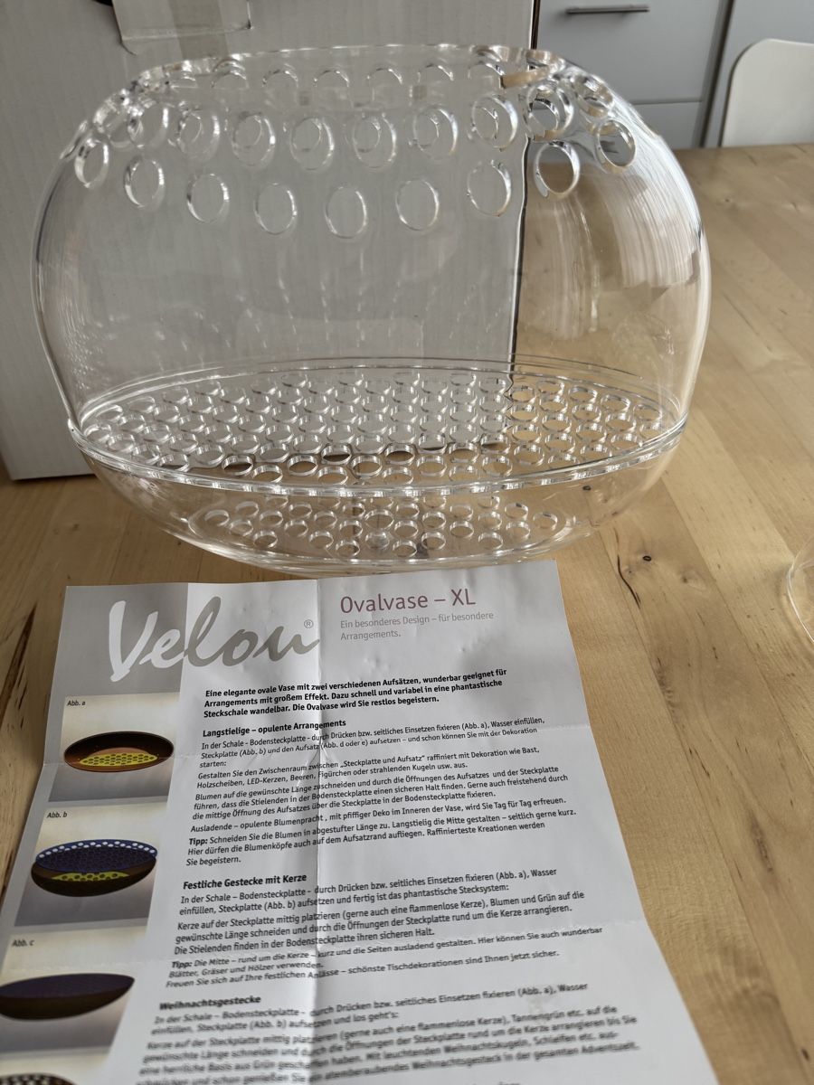 Vasi & Recipienti: Blumenvase Velou Ovalvase XL Set – Nuovo (secondo la descrizione) da Bern venduto da Zeiseli 5