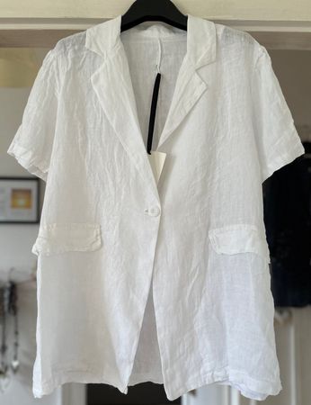 VESTE/BLAZER EN LIN! M