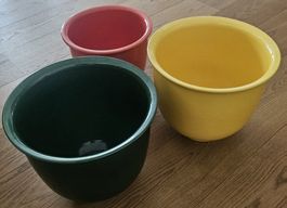 Keramik Übertöpfe, div. Farben und Grössen