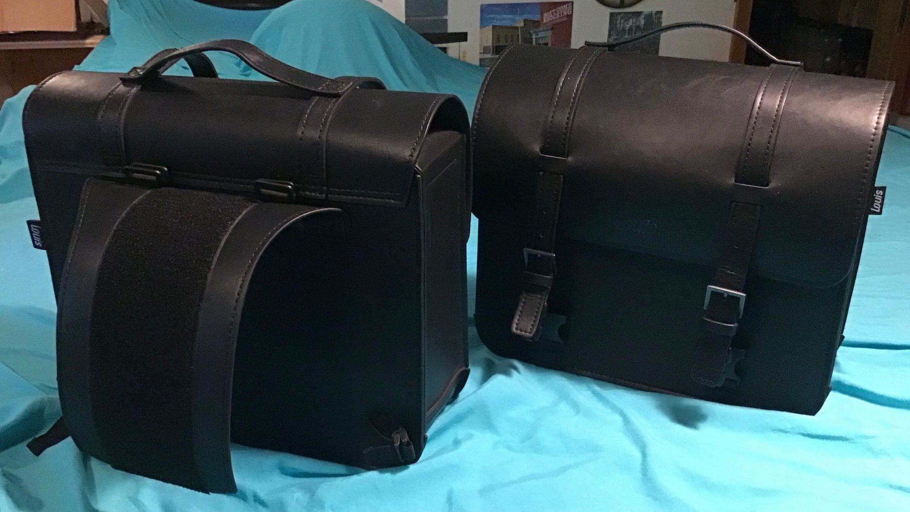 Valigie: Töff- Satteltaschen Packtaschen Motorrad Leder – Usato da Rifferswil venduto da Bmklaus 1