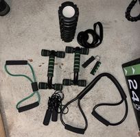 Fitness Set Faszienrolle Liegestützgriffe akzeptabel