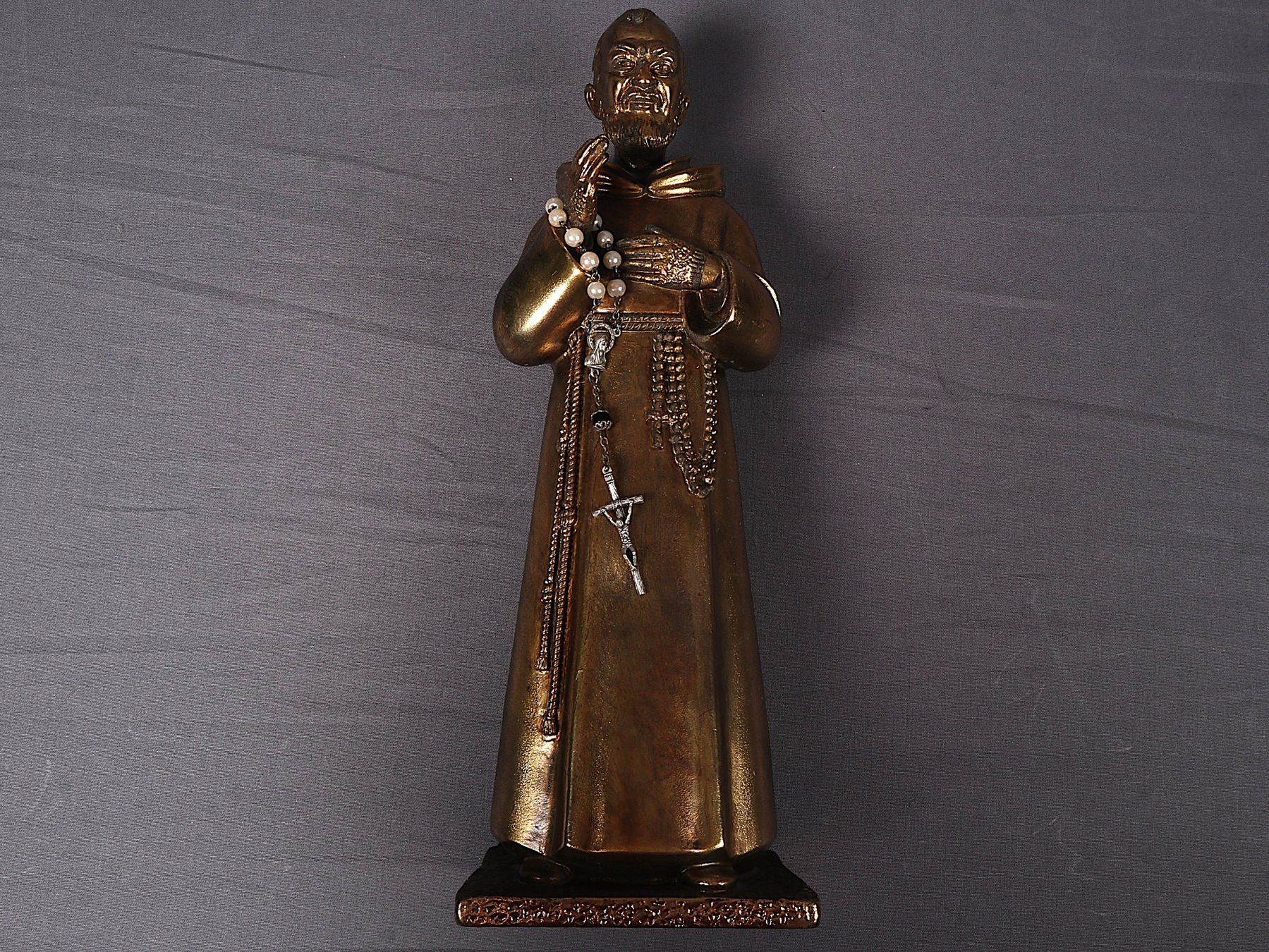Skulpturen & Statuen: Statue Pater Pio – Gebraucht aus Steinen von Restwert_Steinen 8