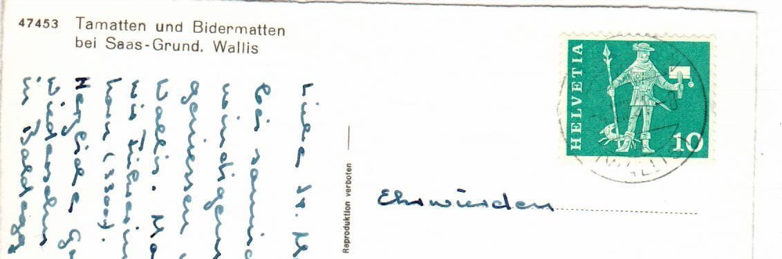 Cartes postales: Tamatten und Bidermatten – D'occasion à Wolhusen par Curver9 1