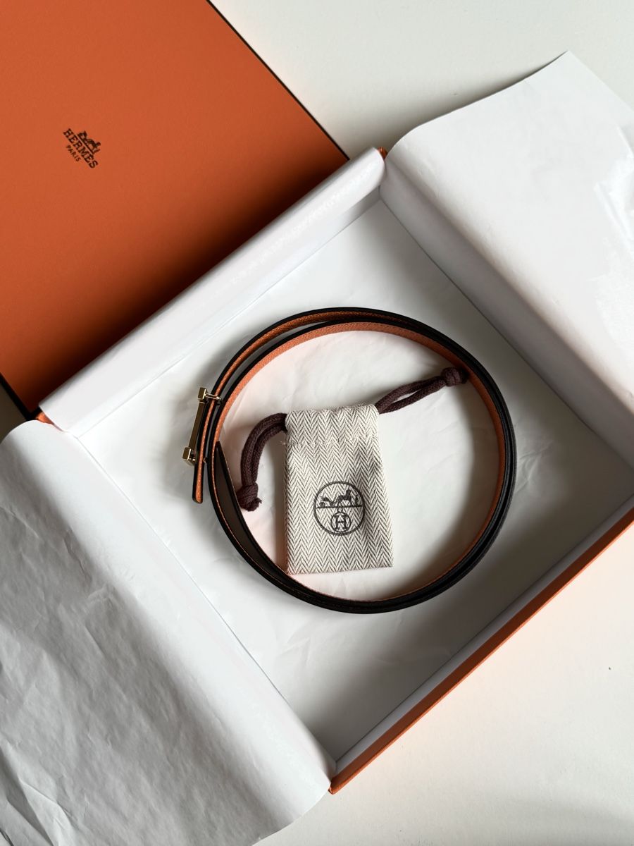 Hermès Cinture: Hermès ceinture mini boucle doré – Usato da Courtaman venduto da sultan16 1