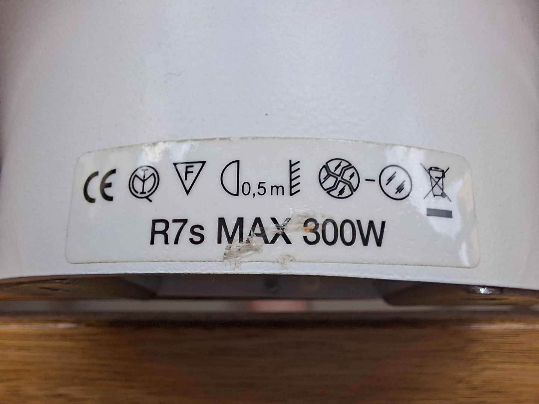 Lampade: Wandleuchte Sestessa oval weiss – Usato da Beckenried venduto da maru67 5