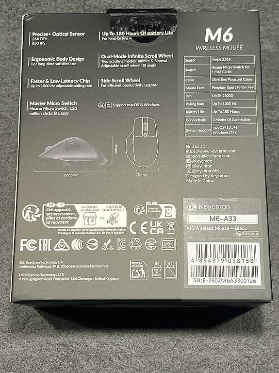 Keychron Maus: Keychron M6 Mouse – Neu (gemäss Beschreibung) aus Rheinfelden von Seddy_Foxx 1