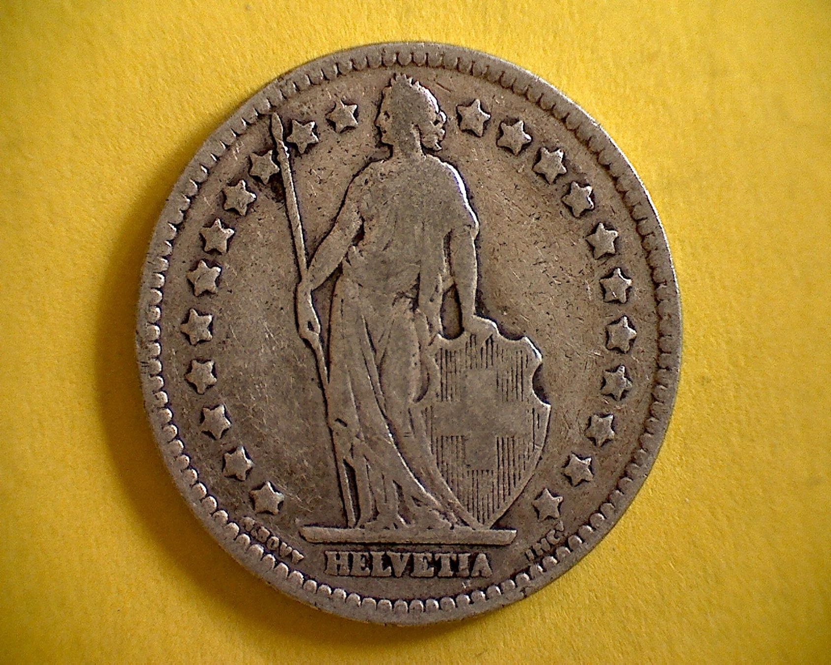 Alle Münzen: 1 Fr. 1909 – Gebraucht aus Buchs AG von Ged8 1