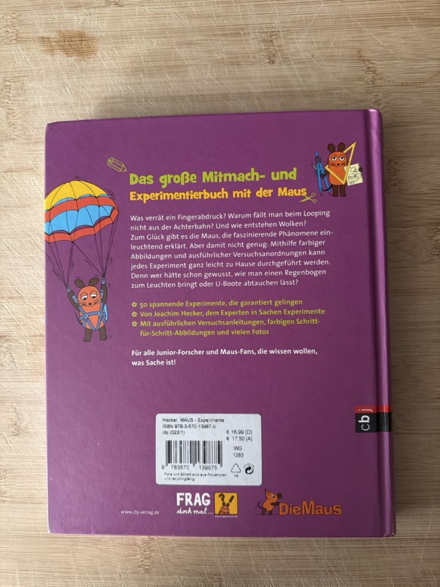 Bücher: Fun Experiment Book For Kids in German – Neu (gemäss Beschreibung) aus Montreux von TStudio 1