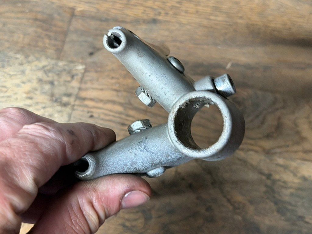 Mofa-Ersatzteile: Bremsgriff Oldie Piaggio links original mit Deko – Gebraucht aus Bolken von si.x.las 4