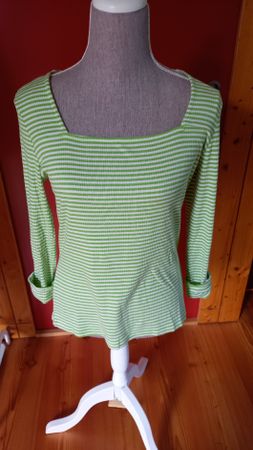 Damen Pullover VILA gestreift grun Grösse L guter Zustand