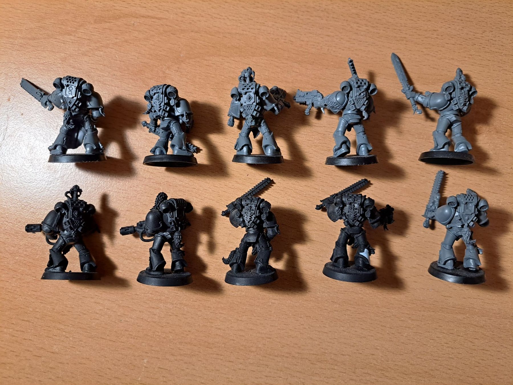 Warhammer 40k 10x Space Wolves Firstborn Marines (Gebraucht) in Biel ...