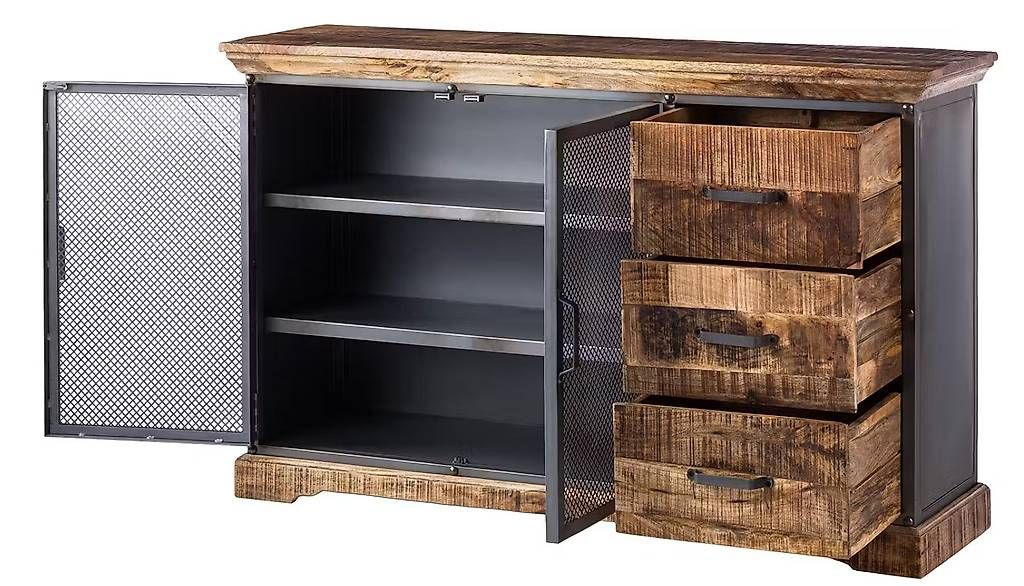 Cassettiere: Sideboard & Commode mit Massive Mangoholz-Korpus – Usato da Arth venduto da tar_s2dz 4