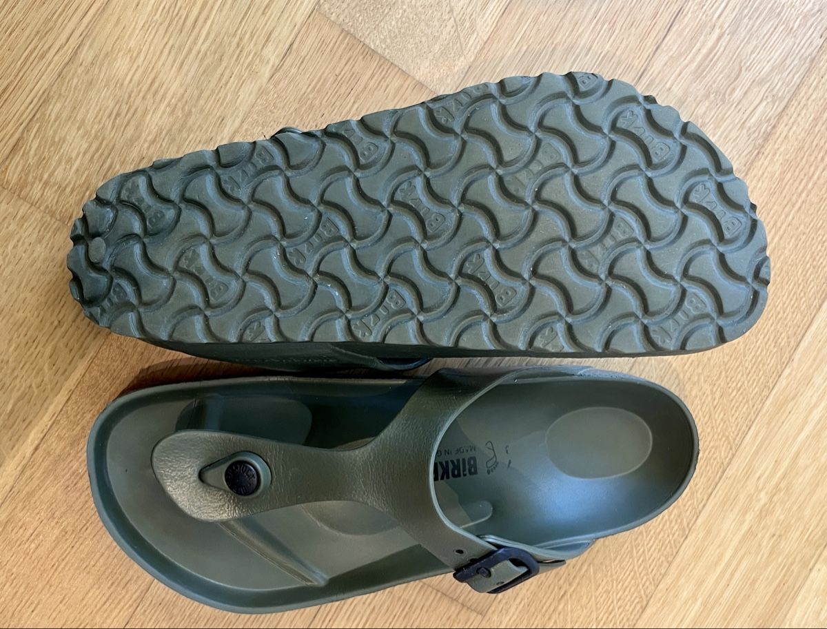 Birkenstock Scarpe da donna: Birkenstock Gizeh EVA khaki – Nuovo (secondo la descrizione) da Frauenfeld venduto da Babsi77 3