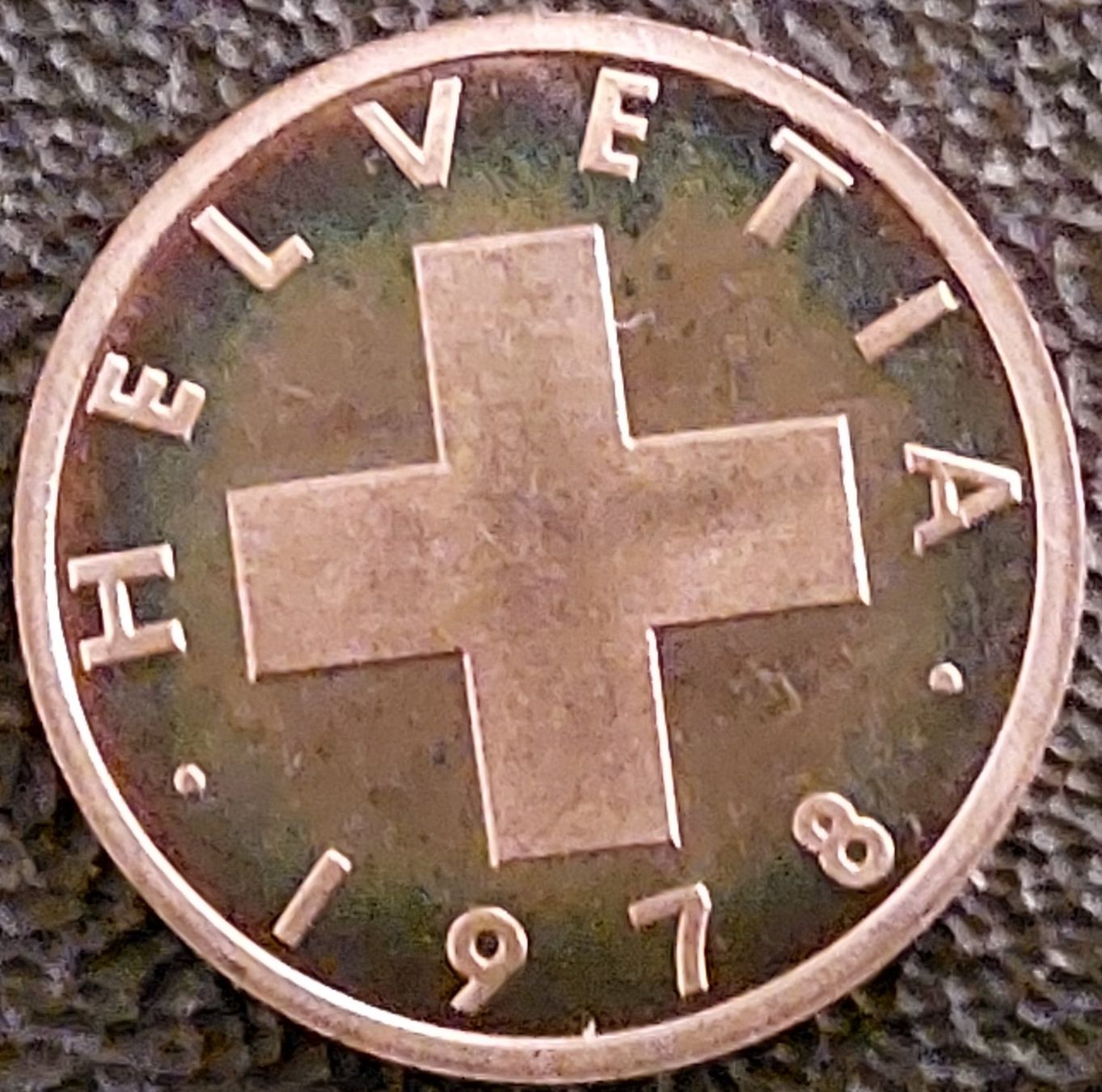 Tutti le monete: 1 Rappen 1978 stgl. / aus Münzsatz – Nuovo (secondo la descrizione) da Arch venduto da coinsandmore