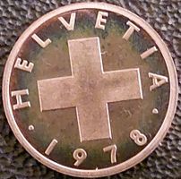 1 Rappen 1978 stgl. / aus Münzsatz