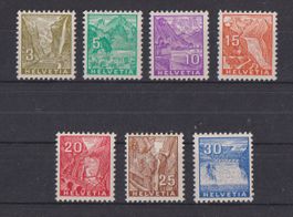 Schweiz 1934: Landschaftsbilder ** - Kat. 160.--