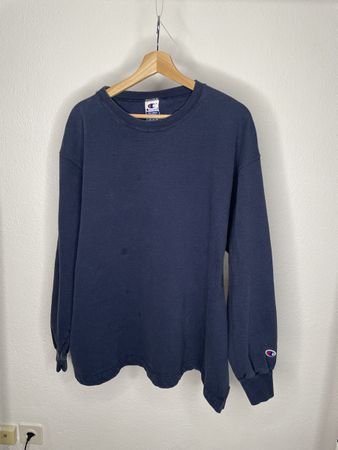 Champion Sweatshirt Dunkel Blau XXL