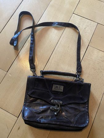 Vintage Marc Chantal Ledertasche Umhängetasche Braun