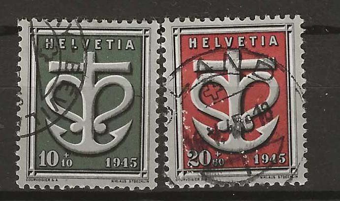 Tutti i francobolli: CHw19 - Don national 1945 obl. – Usato da Trélex venduto da Phil_Albert