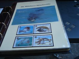 "Mönchsrobbe", Mauretanien 1986, Satz Lose **, FDC + Maximk