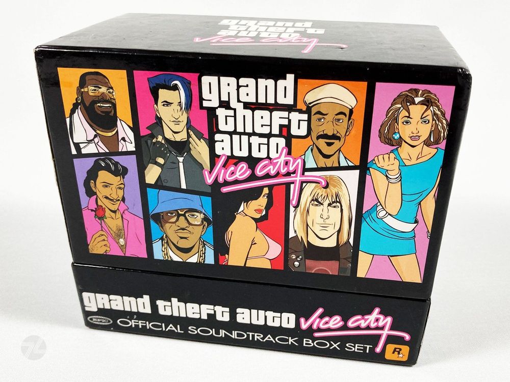 GTA Grand Theft Auto Vice City Soundtrack Box Set mit 7 CD Kaufen auf