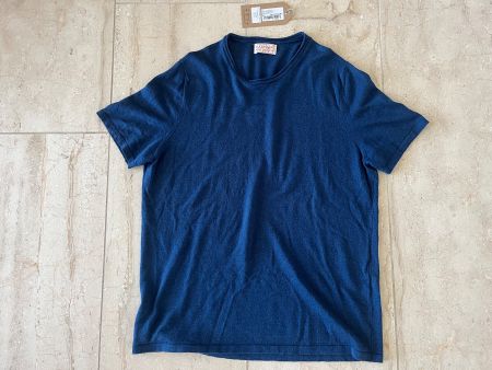 GRP Casa Isaac Crewneck T-Shirt s/s Indigo - V