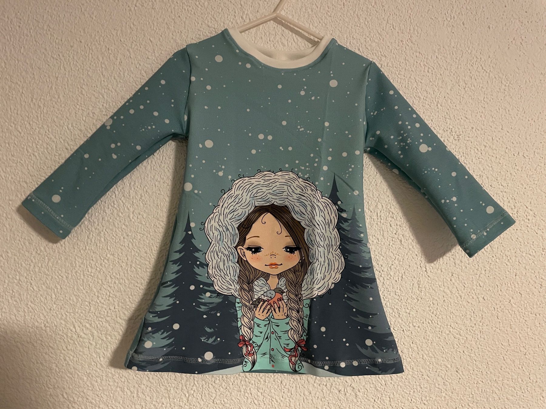Camicette, T-shirt & Top: Winter Tunika Mädchen Gr. 92 NEU – Nuovo e nell'imballaggio originale da Rietheim venduto da Nugger