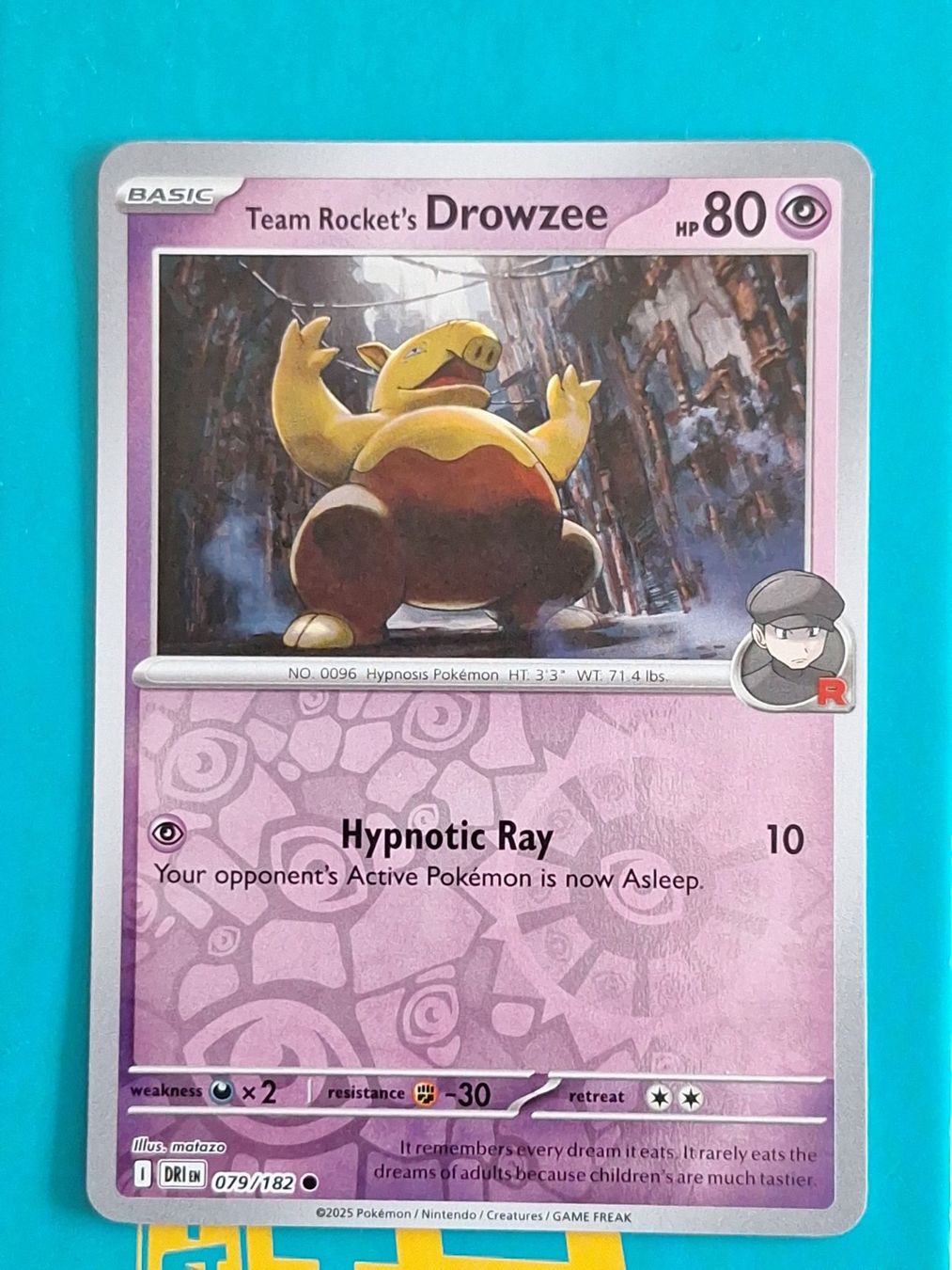 Pokémon Carte collezionabili: Team Rocket's Drowzee - Reverse Holo Destined Rivals #1.9 – Usato da Altstätten SG venduto da GGsGameshop