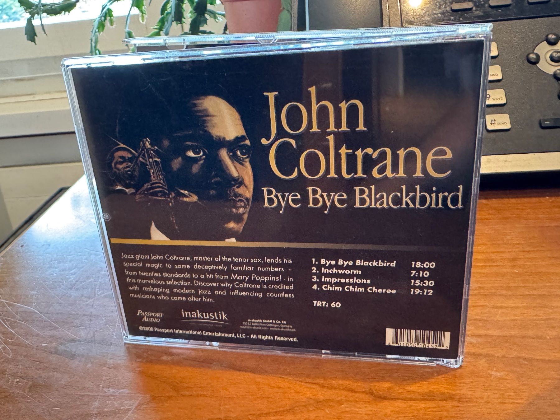 CD: John Coltrane - Bye Bye Blackbird - KA01B – Usato da Küsnacht ZH venduto da JazzRecords 1