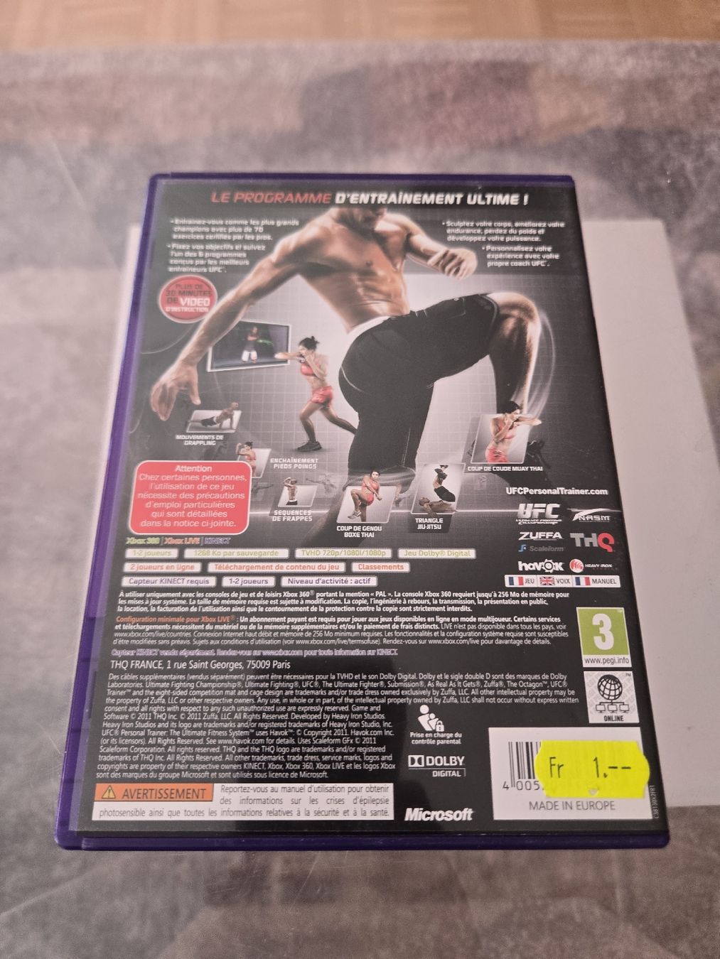 Giochi: UFC Trainer Xbox 360 – Usato da Bussigny venduto da Kfdlt 1