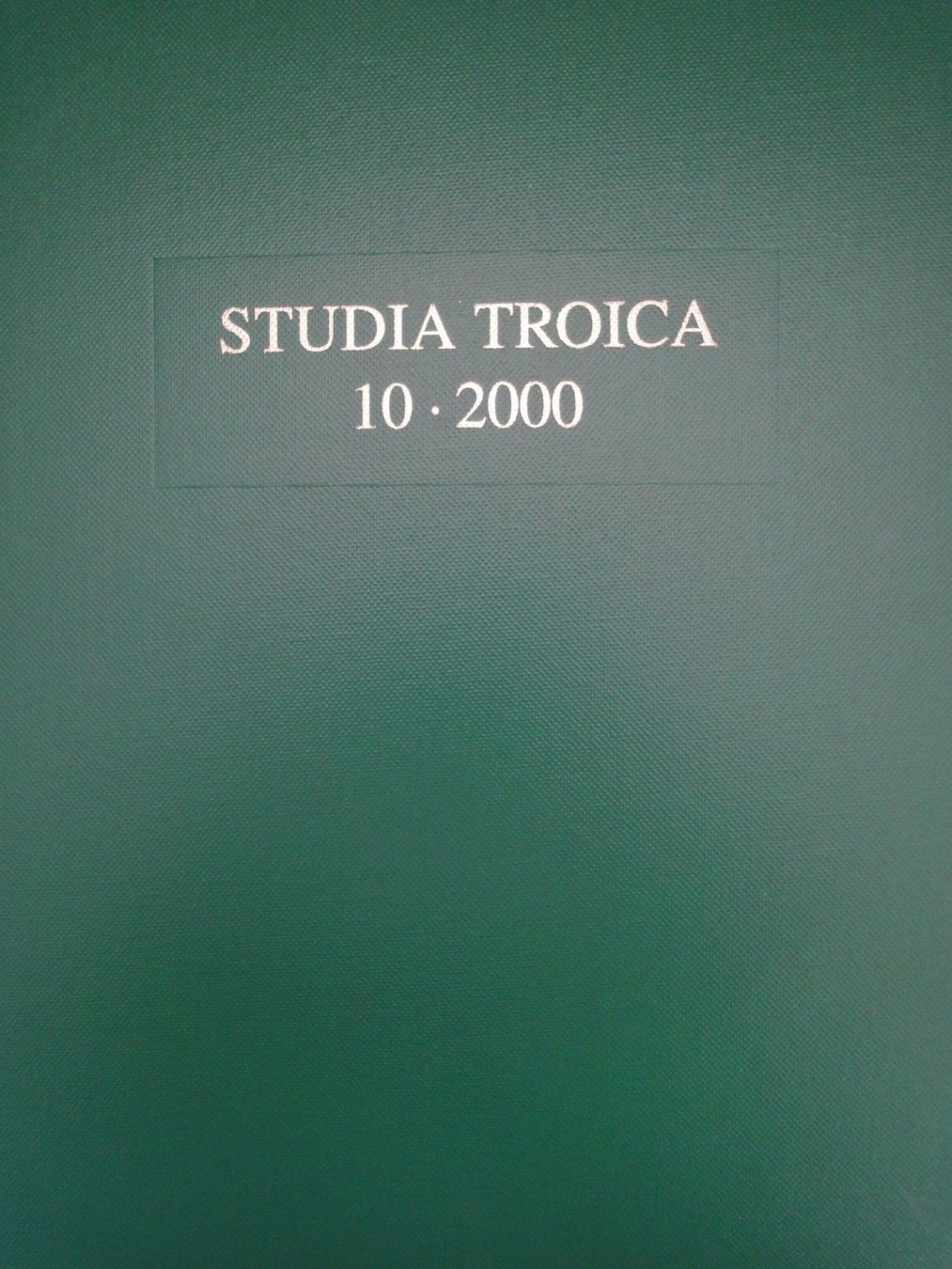 Libri: STUDIA TROICA - BAND 10 - 2000 – Nuovo (secondo la descrizione) da Biel/Bienne venduto da 07helios032