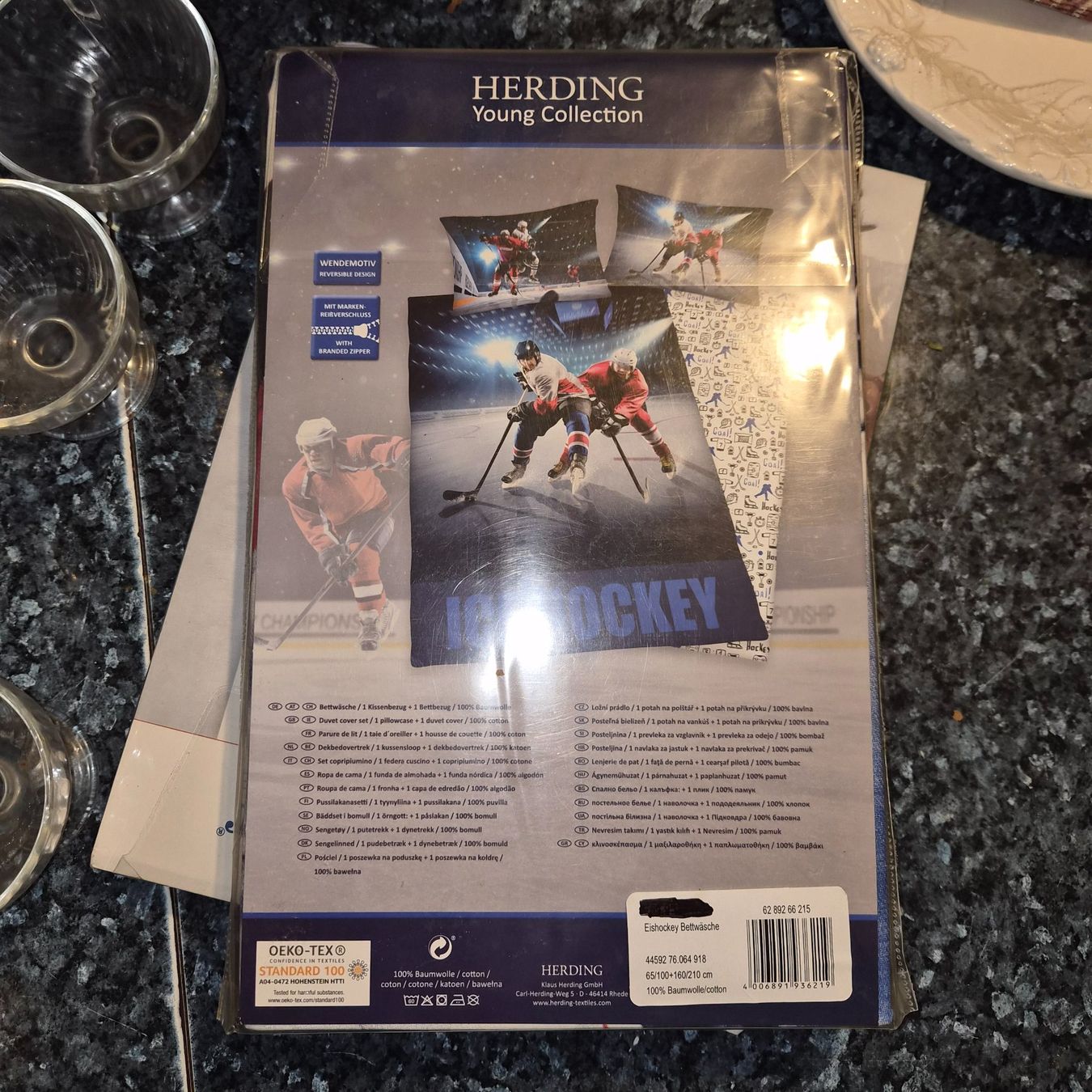 Biancheria da letto: Bettwäsche Hockey – Nuovo e nell'imballaggio originale da meisterschwanden venduto da ursm03 1