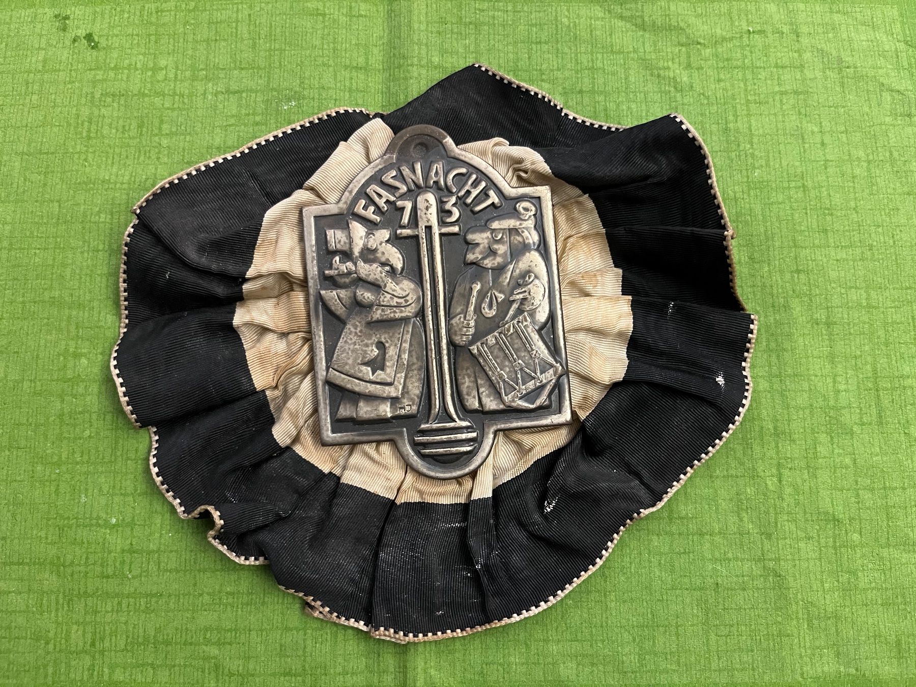 Basler Placchette & Badge: Basel Zugsplakette 1973 Silber – Usato da Itingen venduto da Bebbi6569