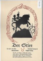 Horoskop - Der Stier - Scherenschnitt