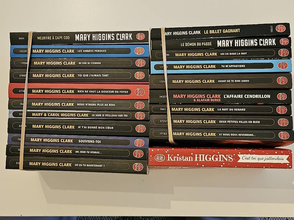 Libri: Livres MARY HIGGINS CLARK  – Usato da Yvonand venduto da Hannah24