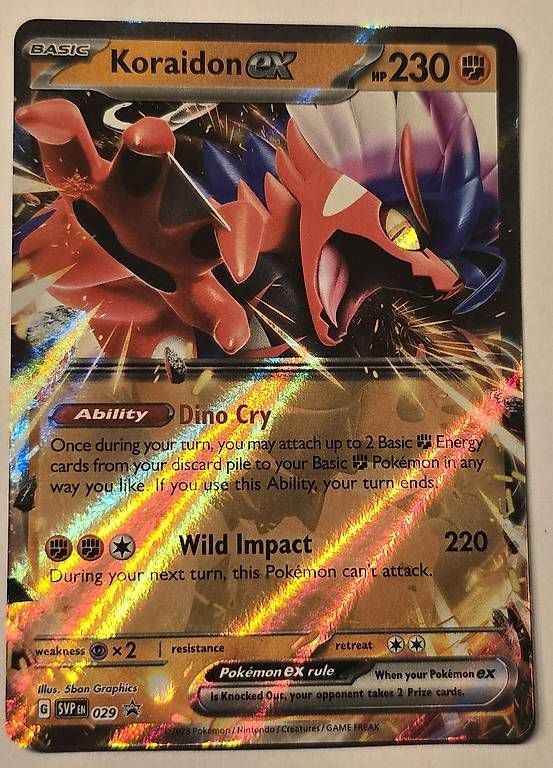 Pokémon Carte collezionabili: Pokémon EX, koraidon – Usato da Bellinzona venduto da Friederike_A